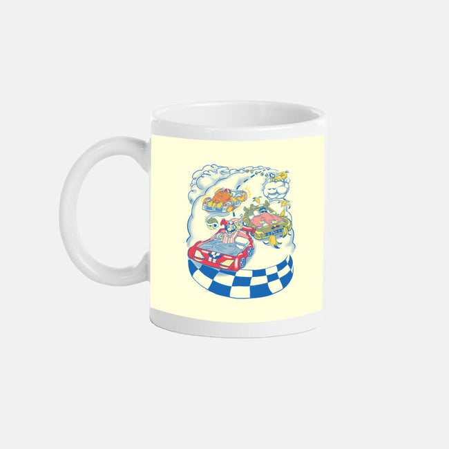 Racecar Bed Race-None-Mug-Drinkware-SpicyGurry
