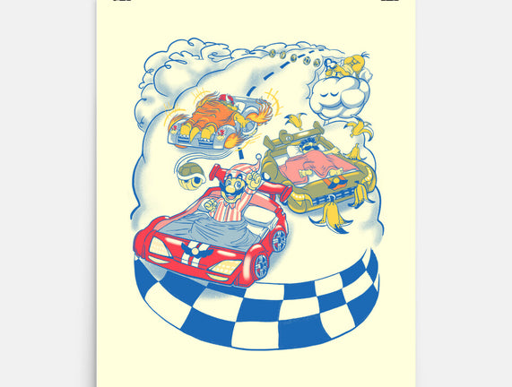 Racecar Bed Race