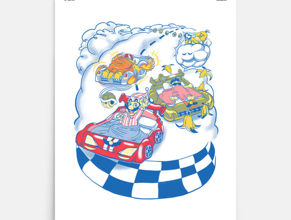 Racecar Bed Race
