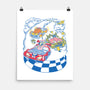 Racecar Bed Race-None-Matte-Poster-SpicyGurry