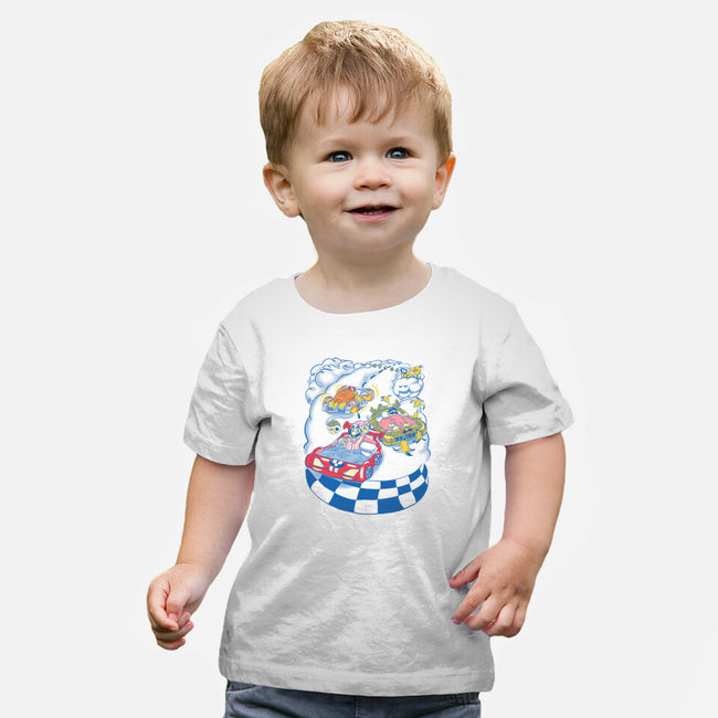 Racecar Bed Race-Baby-Basic-Tee-SpicyGurry