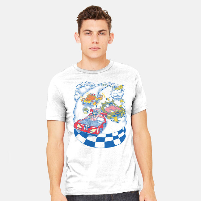 Racecar Bed Race-Mens-Heavyweight-Tee-SpicyGurry