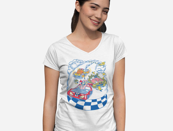 Racecar Bed Race
