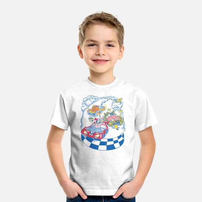 Racecar Bed Race-Youth-Basic-Tee-SpicyGurry