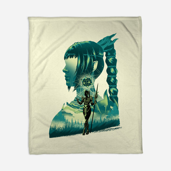 Daughter Of Darkness Shadowheart-None-Fleece-Blanket-hypertwenty