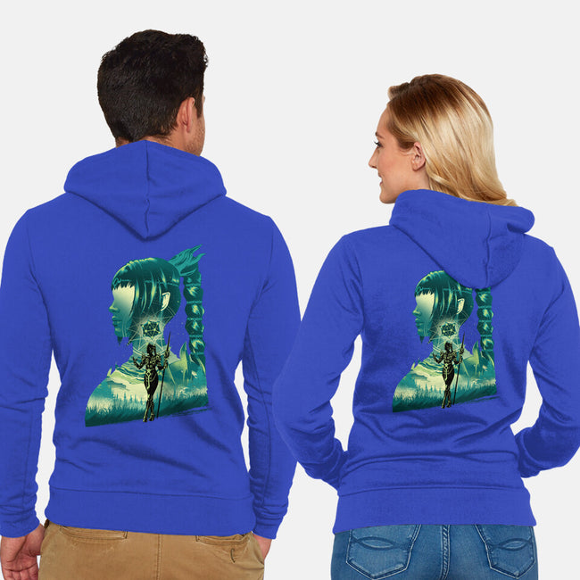 Daughter Of Darkness Shadowheart-Unisex-Zip-Up-Sweatshirt-hypertwenty