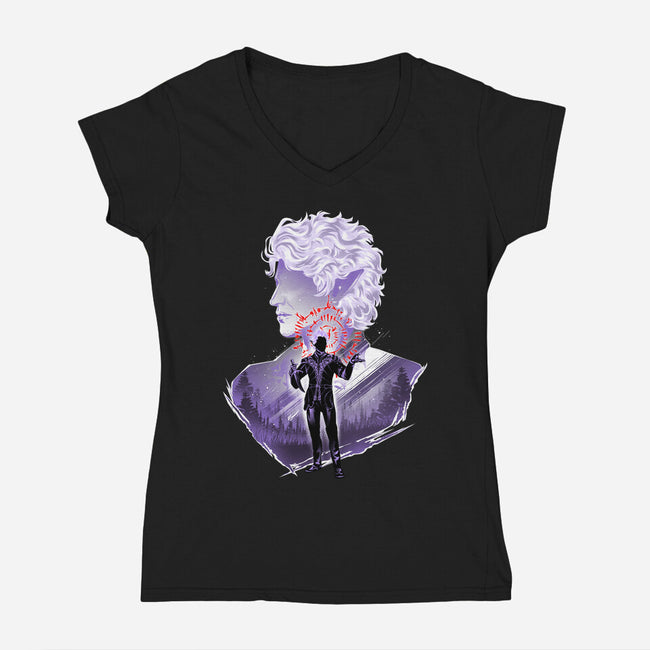 High Elven Vampire Astarion-Womens-V-Neck-Tee-hypertwenty