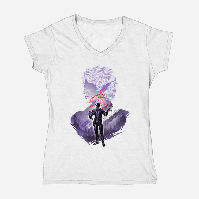 High Elven Vampire Astarion-Womens-V-Neck-Tee-hypertwenty