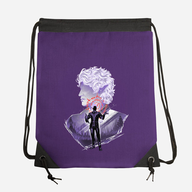 High Elven Vampire Astarion-None-Drawstring-Bag-hypertwenty