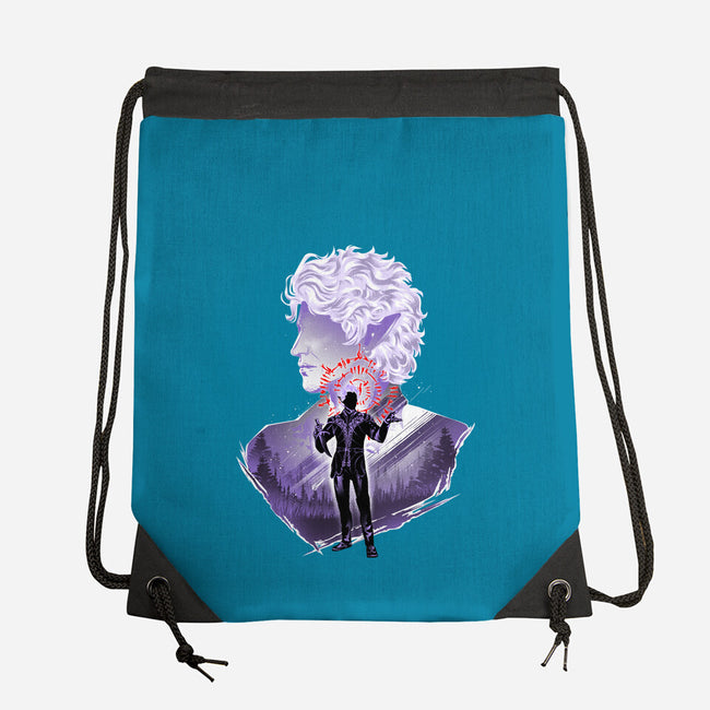 High Elven Vampire Astarion-None-Drawstring-Bag-hypertwenty