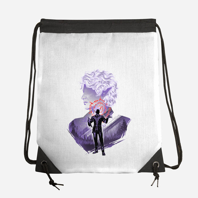 High Elven Vampire Astarion-None-Drawstring-Bag-hypertwenty