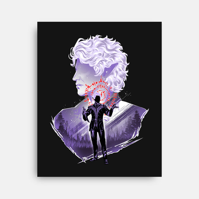 High Elven Vampire Astarion-None-Stretched-Canvas-hypertwenty