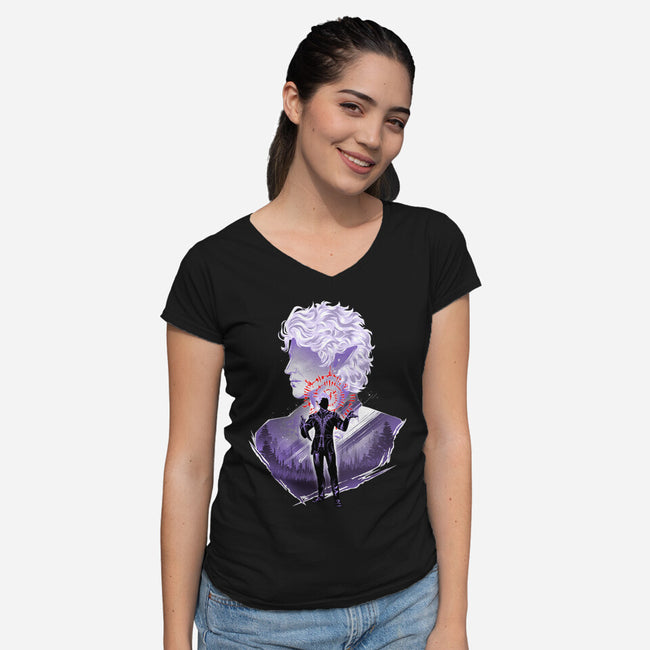 High Elven Vampire Astarion-Womens-V-Neck-Tee-hypertwenty