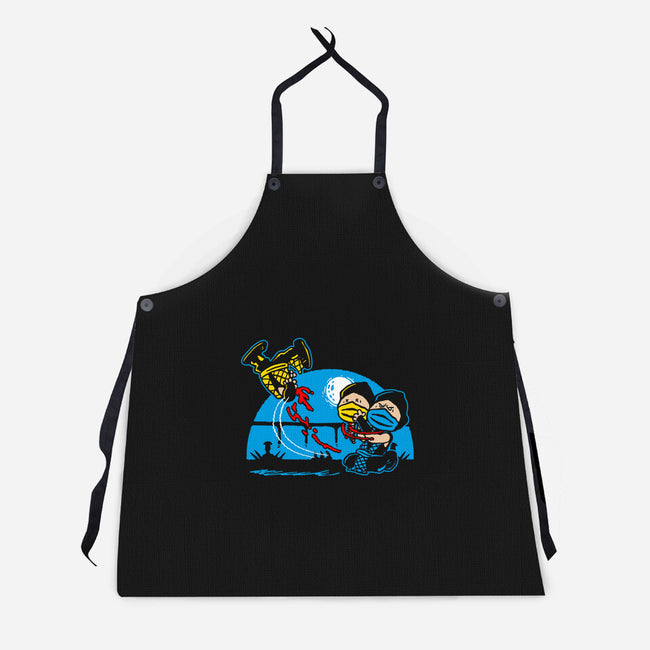 The Fatality Gang-Unisex-Kitchen-Apron-demonigote