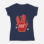 Go Trek-Womens-V-Neck-Tee-demonigote