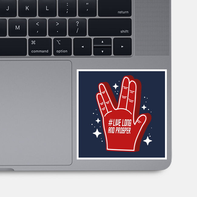 Go Trek-None-Glossy-Sticker-demonigote
