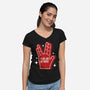 Go Trek-Womens-V-Neck-Tee-demonigote