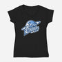 Facehuggers Team-Womens-V-Neck-Tee-demonigote