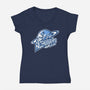 Facehuggers Team-Womens-V-Neck-Tee-demonigote