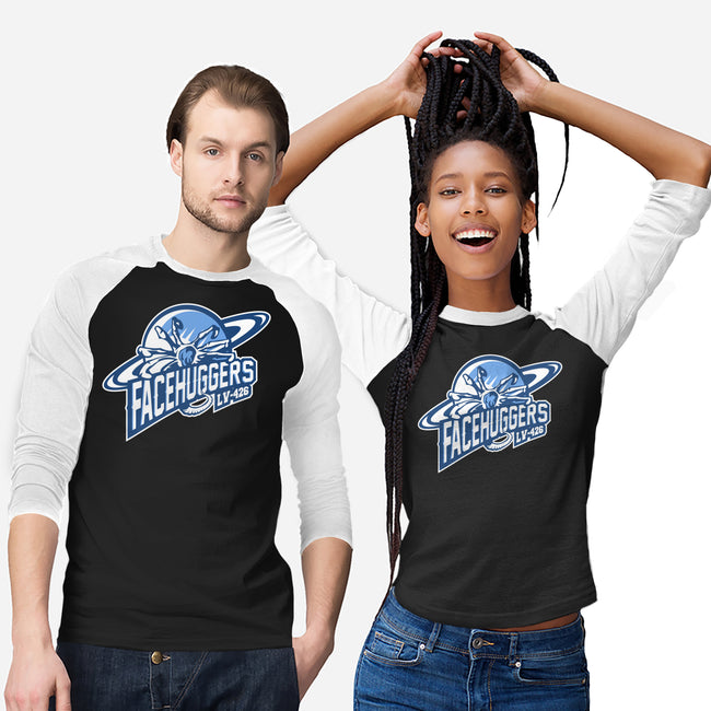 Facehuggers Team-Unisex-Baseball-Tee-demonigote