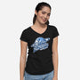 Facehuggers Team-Womens-V-Neck-Tee-demonigote