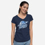 Facehuggers Team-Womens-V-Neck-Tee-demonigote