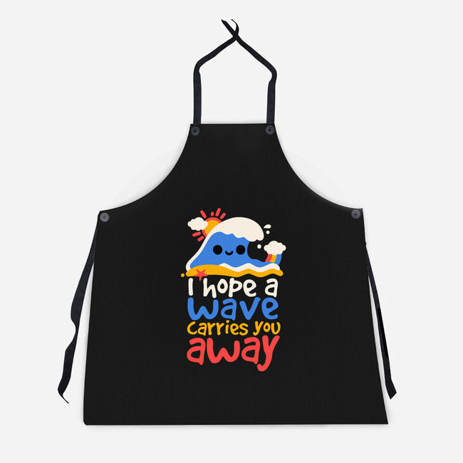 I Hope A Wave Carries You Away-Unisex-Kitchen-Apron-NemiMakeit