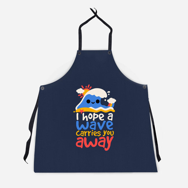 I Hope A Wave Carries You Away-Unisex-Kitchen-Apron-NemiMakeit
