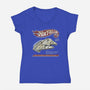 Hot Falcon-Womens-V-Neck-Tee-NMdesign