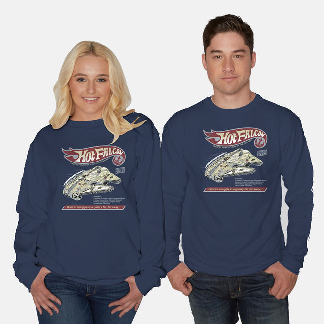 Hot Falcon-Unisex-Crew Neck-Sweatshirt-NMdesign