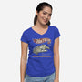 Hot Falcon-Womens-V-Neck-Tee-NMdesign