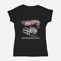 Hot Empire-Womens-V-Neck-Tee-NMdesign