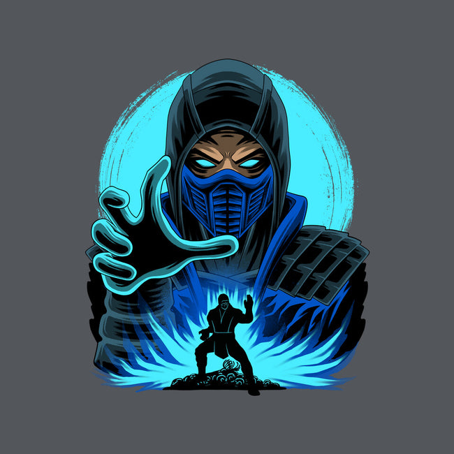 Blue Ninja Fighter-Unisex-Pullover-Sweatshirt-rmatix