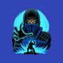 Blue Ninja Fighter-Unisex-Basic-Tee-rmatix