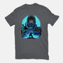Blue Ninja Fighter-Unisex-Basic-Tee-rmatix