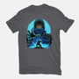 Blue Ninja Fighter-Mens-Heavyweight-Tee-rmatix