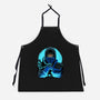 Blue Ninja Fighter-Unisex-Kitchen-Apron-rmatix