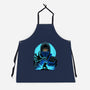 Blue Ninja Fighter-Unisex-Kitchen-Apron-rmatix