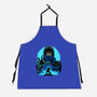 Blue Ninja Fighter-Unisex-Kitchen-Apron-rmatix