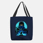 Blue Ninja Fighter-None-Basic Tote-Bag-rmatix