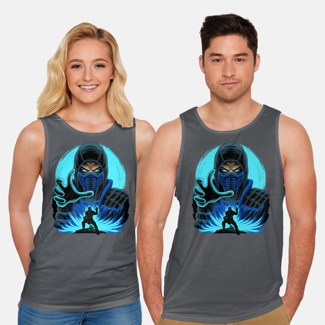 Blue Ninja Fighter-Unisex-Basic-Tank-rmatix