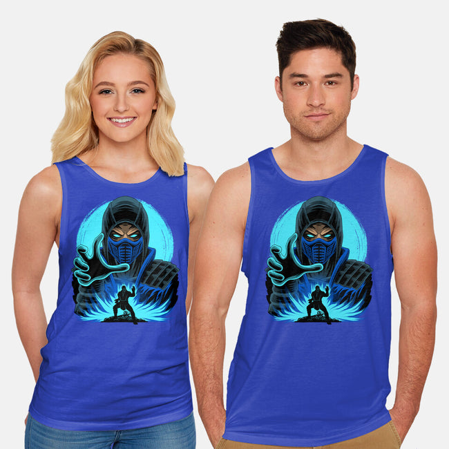Blue Ninja Fighter-Unisex-Basic-Tank-rmatix