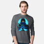 Blue Ninja Fighter-Mens-Long Sleeved-Tee-rmatix