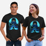 Blue Ninja Fighter-Unisex-Basic-Tee-rmatix