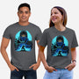 Blue Ninja Fighter-Unisex-Basic-Tee-rmatix