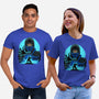 Blue Ninja Fighter-Unisex-Basic-Tee-rmatix
