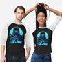 Blue Ninja Fighter-Unisex-Baseball-Tee-rmatix