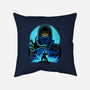 Blue Ninja Fighter-None-Removable Cover w Insert-Throw Pillow-rmatix