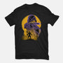 Yellow Ninja Fighter-Womens-Fitted-Tee-rmatix