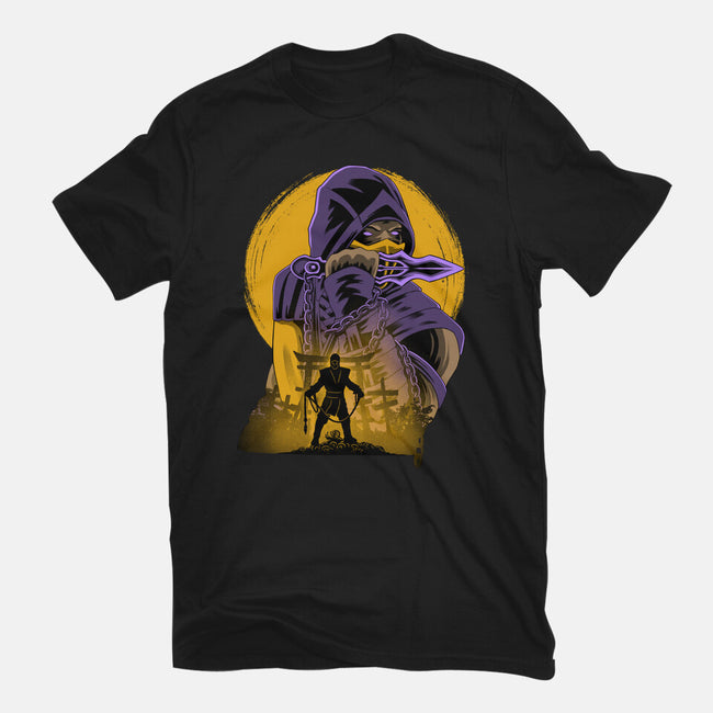 Yellow Ninja Fighter-Mens-Premium-Tee-rmatix